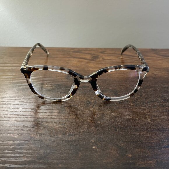 Warby Parker Brown Clear Tortoise Shell Eyeglasses Frames Only 48-22-140 mm - Picture 1 of 7